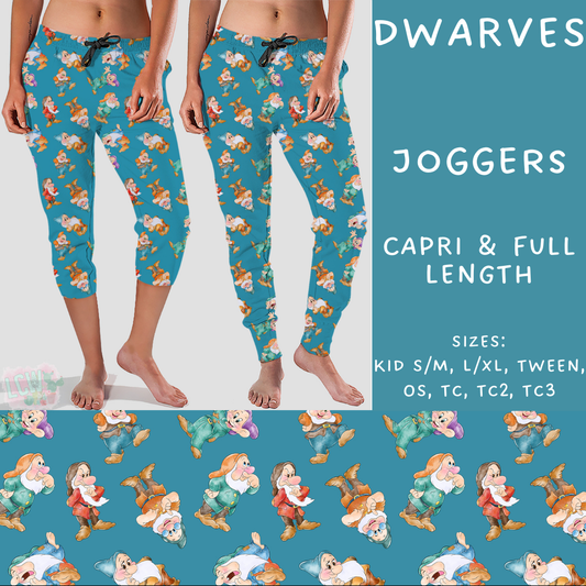 Batch #249 - October Request Run - Closes 12/6 - ETA late Jan - Dwarves Full and Capri Length Joggers