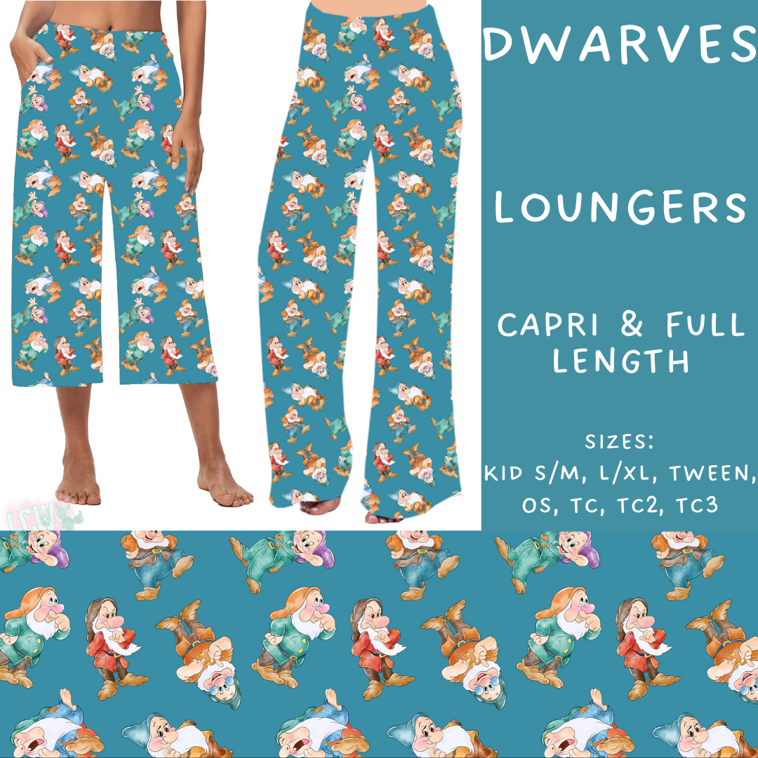 Batch #249 - October Request Run - Closes 12/6 - ETA late Jan - Dwarves Capri and Full Length Loungers