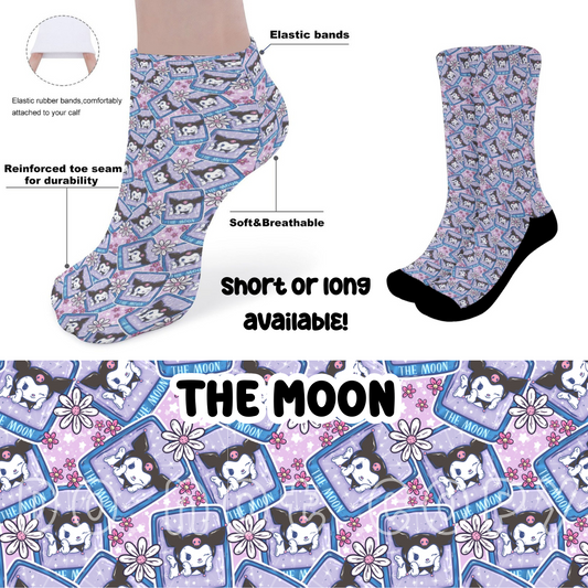 THE MOON - CUSTOM PRINTED SOCKS ROUND 2