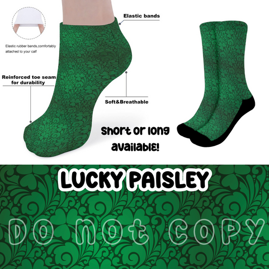 LUCKY PAISLEY - CUSTOM PRINTED SOCKS ROUND 2