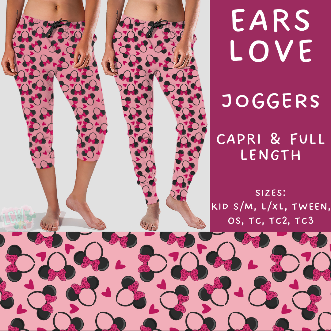 Batch #250 - Magical Valentine - Closes 12/9 - ETA late Jan - Ears Love Full and Capri Length Joggers