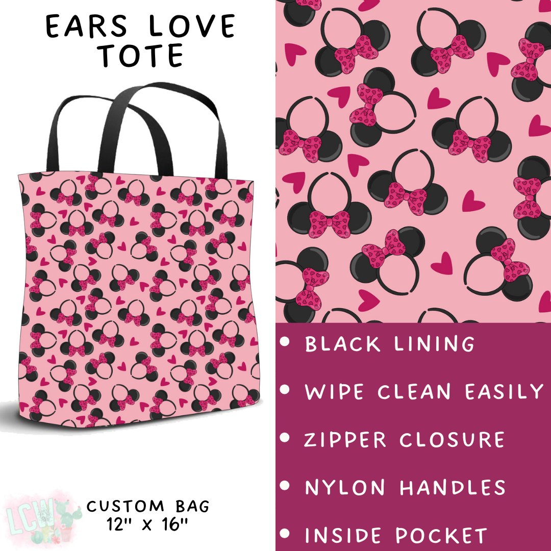 Batch #250 - Magical Valentine - Closes 12/9 - ETA late Jan - Ears Love Tote