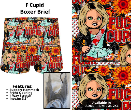 Preorder! Closes 12/12. ETA Feb. F Cupid Boxer Briefs