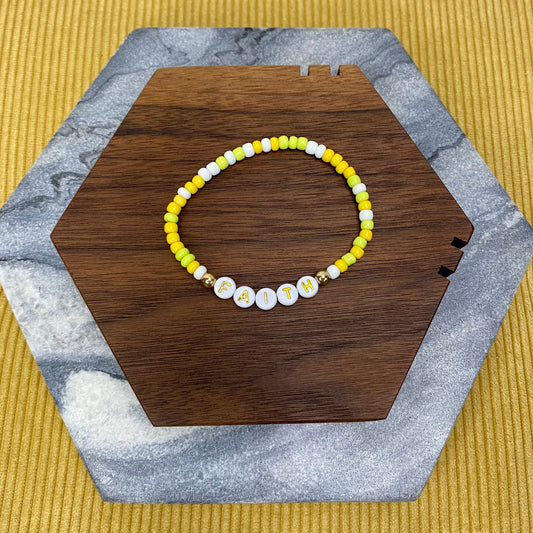 Bracelet - Faith Beads