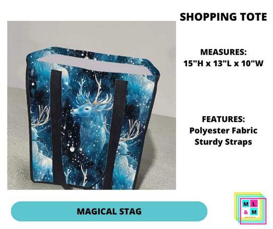 Magical Stag Shopping Tote