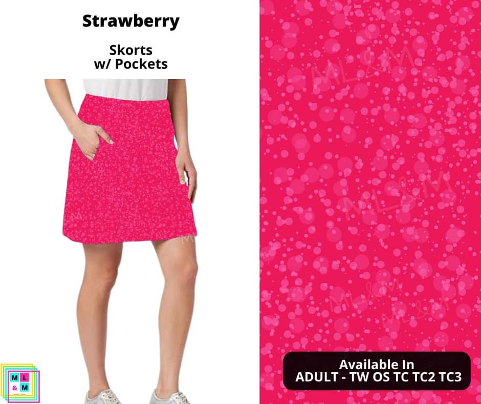 Strawberry Skort