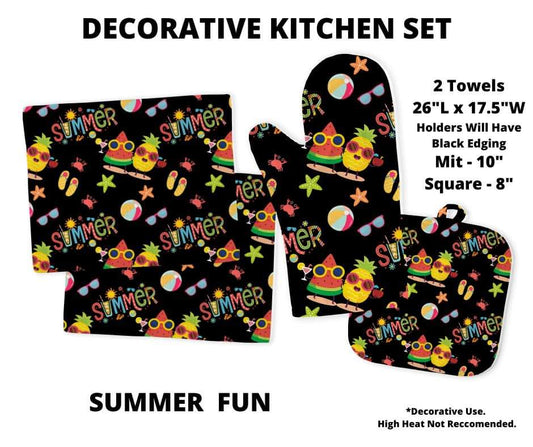 Summer Fun Decorative Kitchen Set