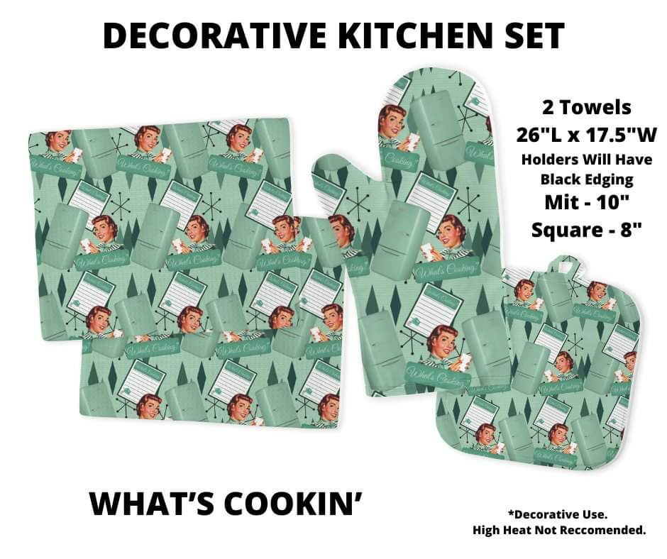 What's Cookin' Decorative Kitchen Set