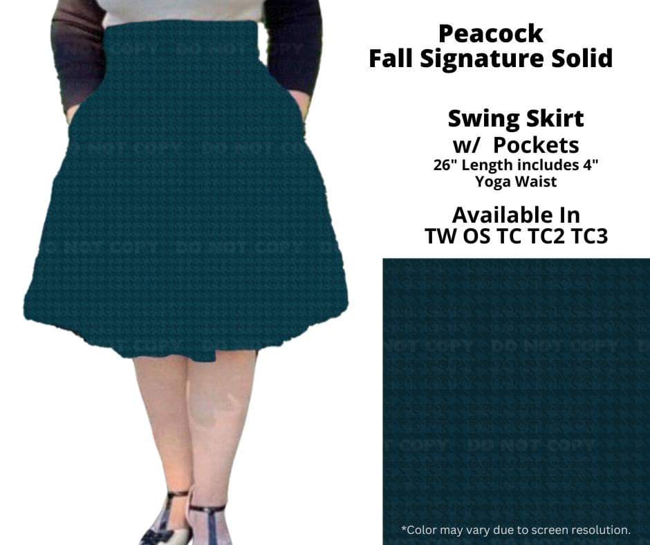 Peacock Swing Skirt