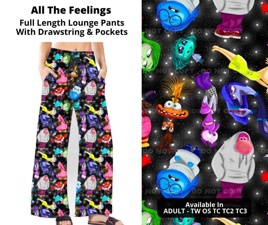 All The Feelings Full Length Lounge Pants