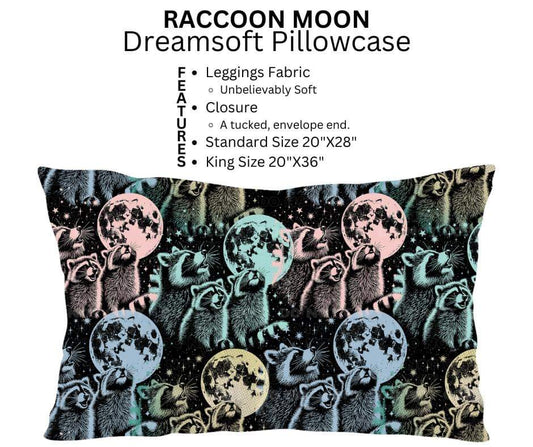 Raccoon Moon Dreamsoft Pillowcase