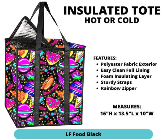 LF Food Black Insulated Tote