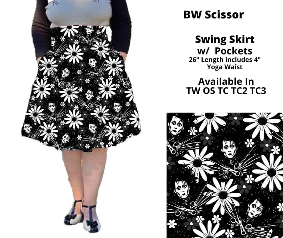 BW Scissor Swing Skirt