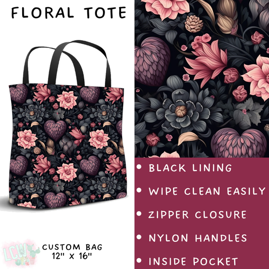 Batch #252 - Valentines Day - Closes 12/11 - ETA late Jan - Floral Tote