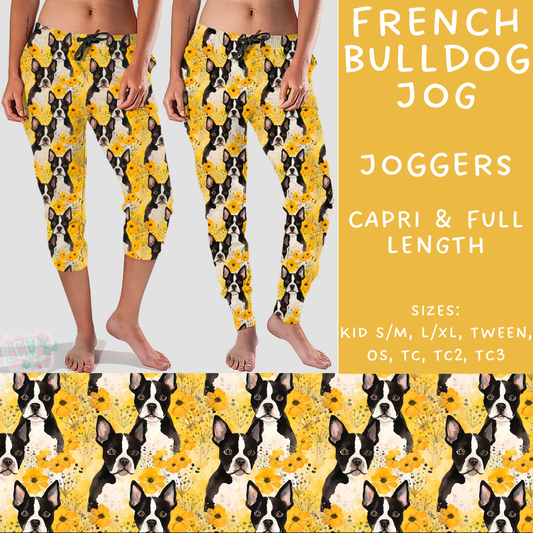 Ready To Ship - French Bulldog Full Length Joggers