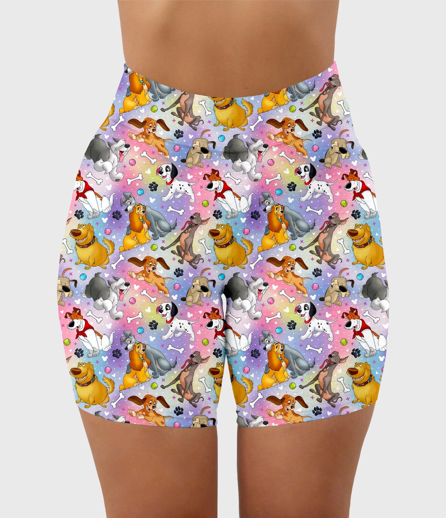 RTS - Famous Pooches Biker Shorts