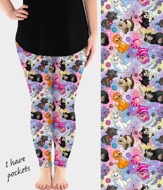 RTS - Famous Whiskers Leggings w/ Pockets