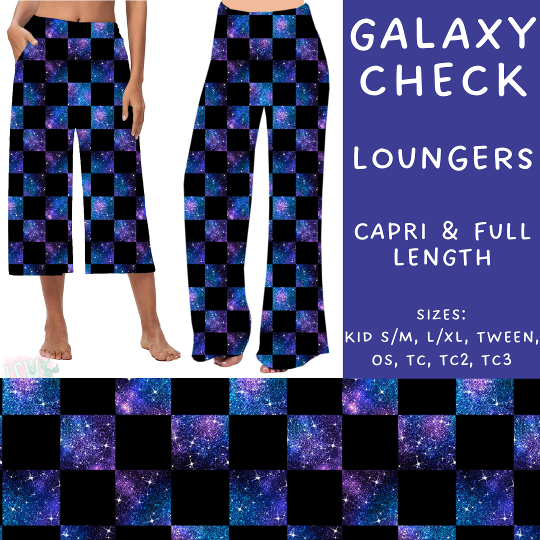 Batch #249 - October Request Run - Closes 12/6 - ETA late Jan - Galaxy Check Capri and Full Length Loungers