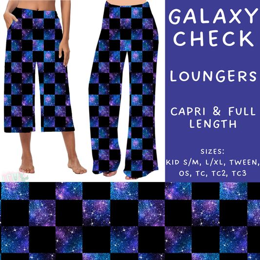 Batch #249 - October Request Run - Closes 12/6 - ETA late Jan - Galaxy Check Capri and Full Length Loungers