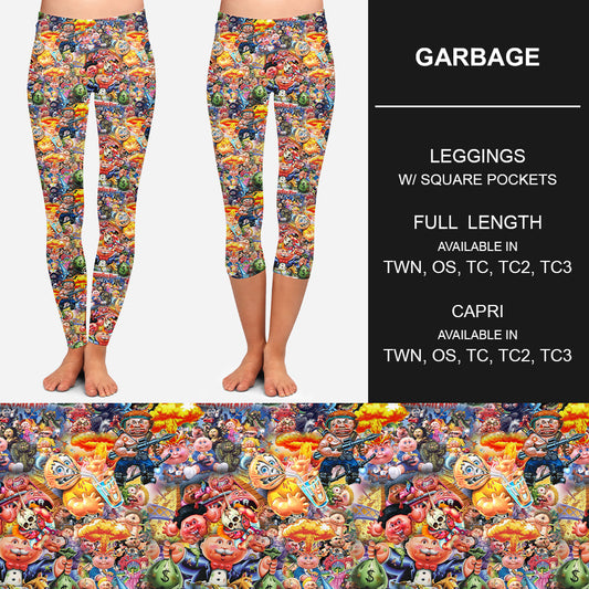 RTS - Garbage Leggings w/ Pockets