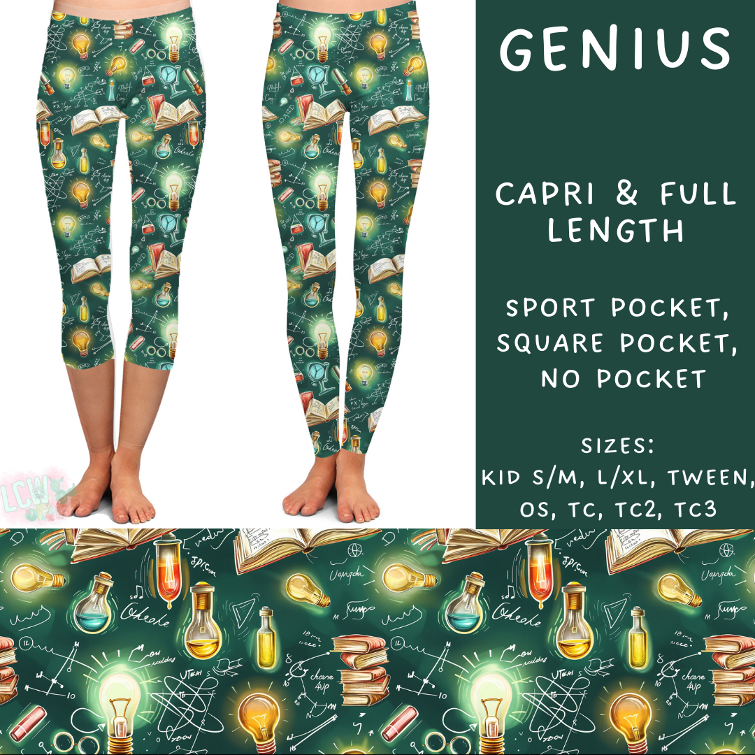 Batch #248 - Careers Collection - Closes 12/4 - ETA late Jan - Genius Full and Capri Length Leggings