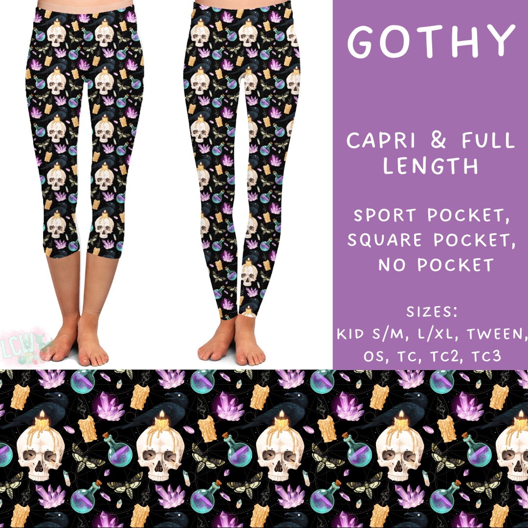 Batch #249 - October Request Run - Closes 12/6 - ETA late Jan - Gothy Full and Capri Length Leggings