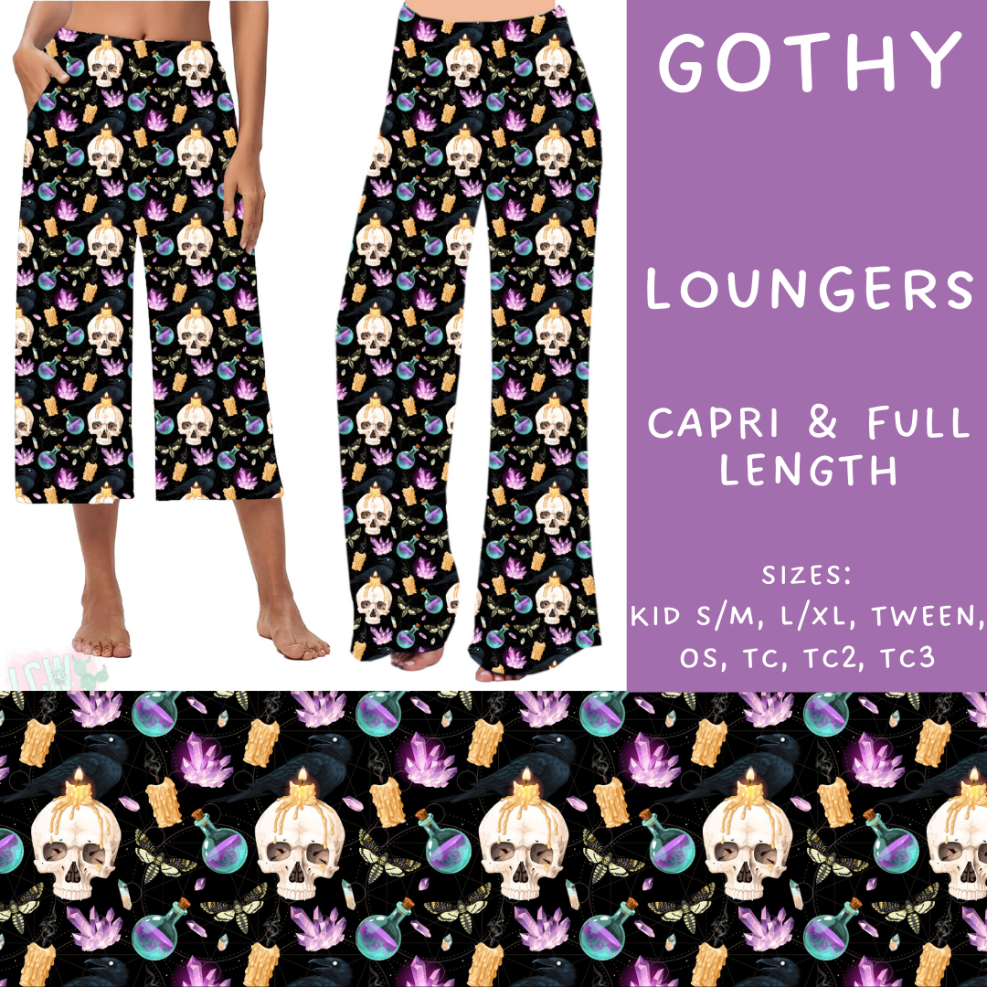 Batch #249 - October Request Run - Closes 12/6 - ETA late Jan - Gothy Capri and Full Length Loungers