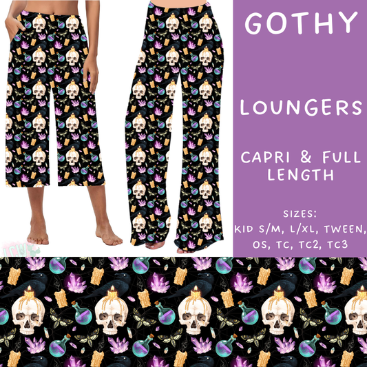 Batch #249 - October Request Run - Closes 12/6 - ETA late Jan - Gothy Capri and Full Length Loungers