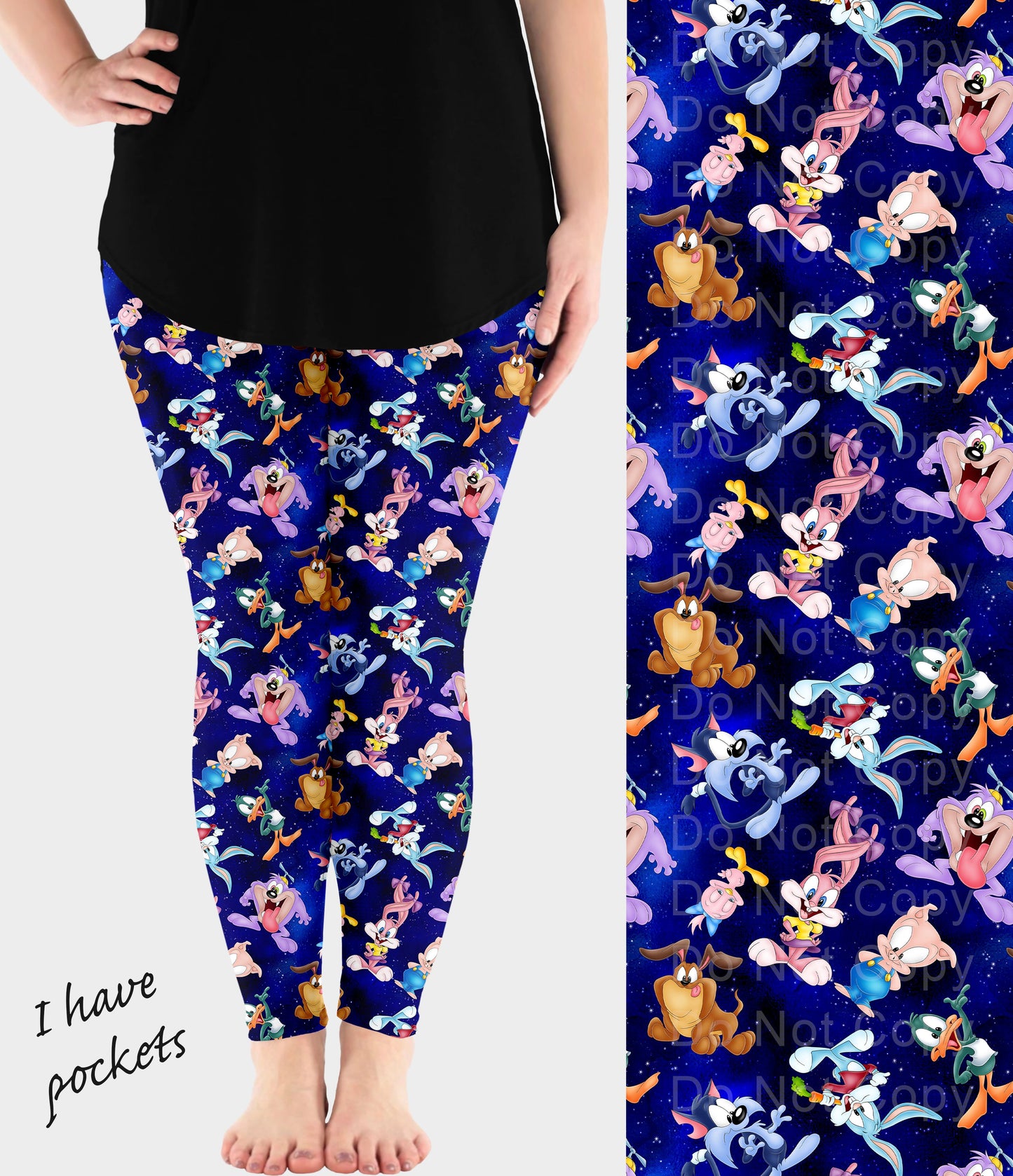 RTS - Galaxy Tunes Leggings w/ Pockets