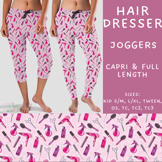 Batch #248 - Careers Collection - Closes 12/4 - ETA late Jan - Hair Dresser Full and Capri Length Joggers