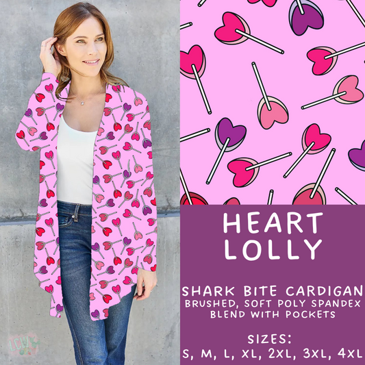 Batch #252 - Valentines Day - Closes 12/11 - ETA late Jan - Heart Lolly Cardigan