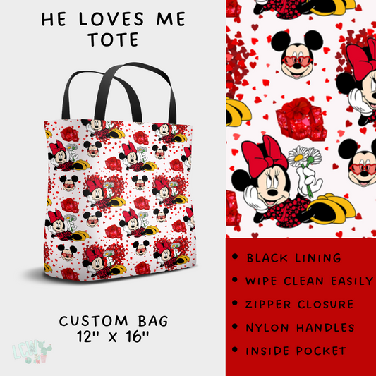 Batch #251 - Magical Love Presale - Closes 12/10 - ETA Late Jan - He Loves Me Tote