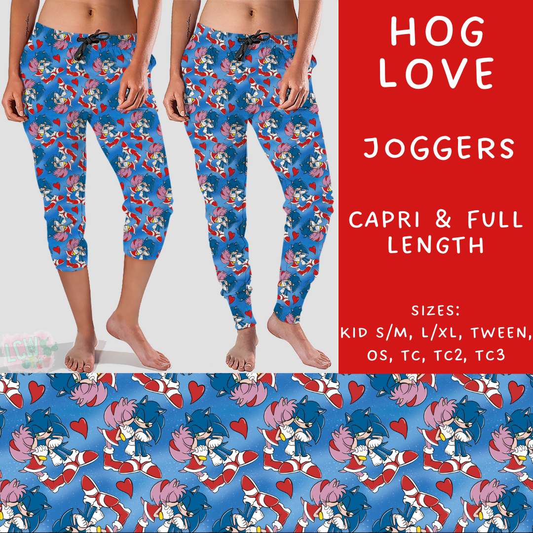 Batch #253 - Valentine Characters - Closes 12/13 - ETA mid/late Jan - Hog Love Full and Capri Length Joggers