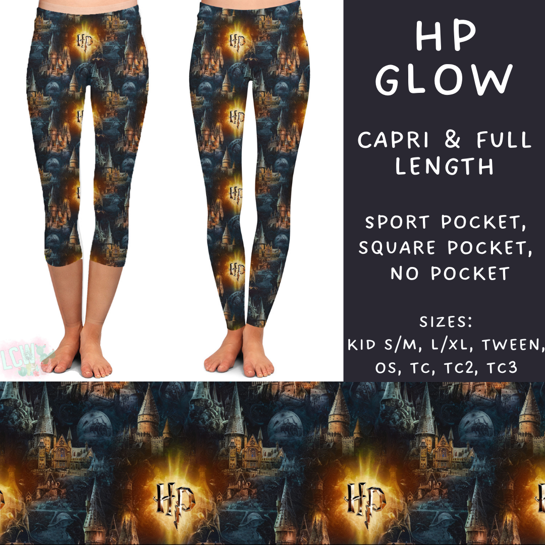 Batch #247 - Cool Characters 6 - Closes 12/2 - ETA late Jan - HP Glow Full and Capri Length Leggings