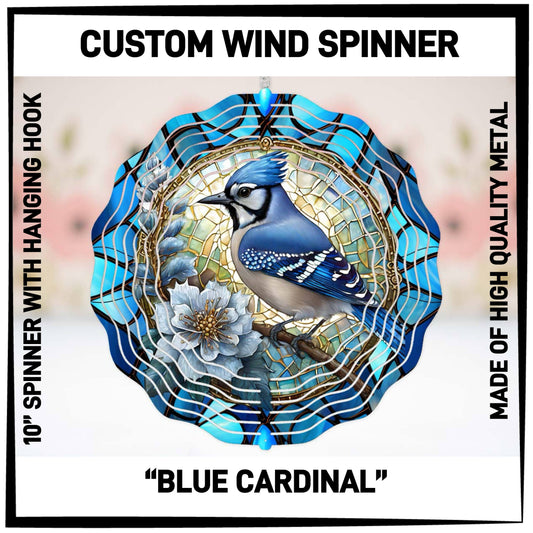 W2SN - Blue Cardinal Wind Spinners - Preorder ETA: Late Jan