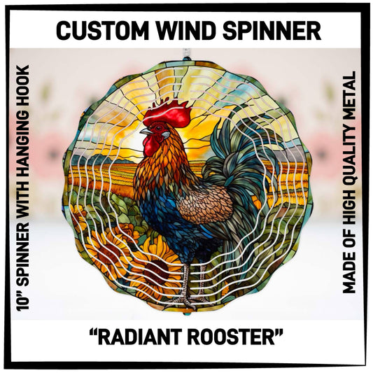 W2SN - Radiant Rooster Wind Spinners - Preorder ETA: Late Jan