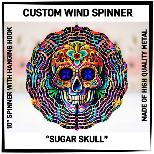 W2SN - Sugar Skull Wind Spinners - Preorder ETA: Late Jan