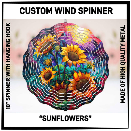 W2SN - Sunflowers Wind Spinners - Preorder ETA: Late Jan