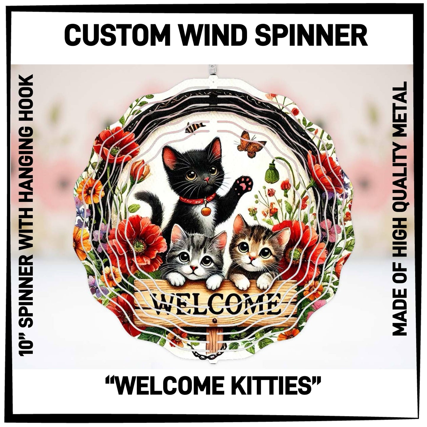 W2SN - Welcome Kitties Wind Spinners - Preorder ETA: Late Jan