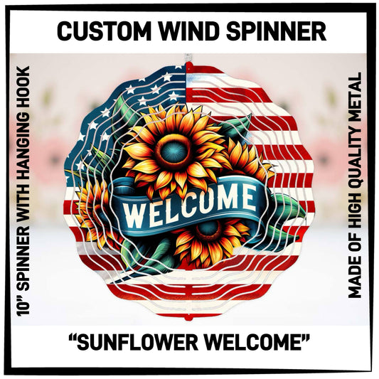 W2SN - Sunflower Welcome Wind Spinners - Preorder ETA: Late Jan