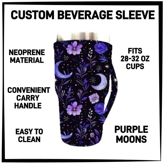 BS1L - Purple Moons 28-32oz Beverage Sleeves - Preorder ETA: Late Jan