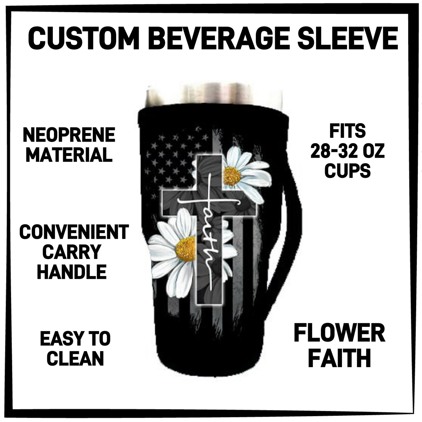 BS1L - Flower Path 28-32oz Beverage Sleeves - Preorder ETA: Late Jan