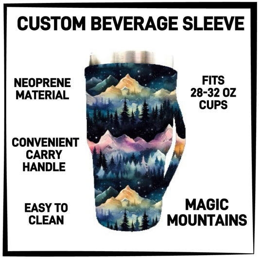 BS1L - Magic Mountains 28-32oz Beverage Sleeves - Preorder ETA: Late Jan