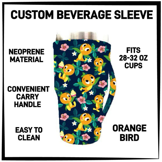 BS1L - Orange Bird 28-32oz Beverage Sleeves - Preorder ETA: Late Jan