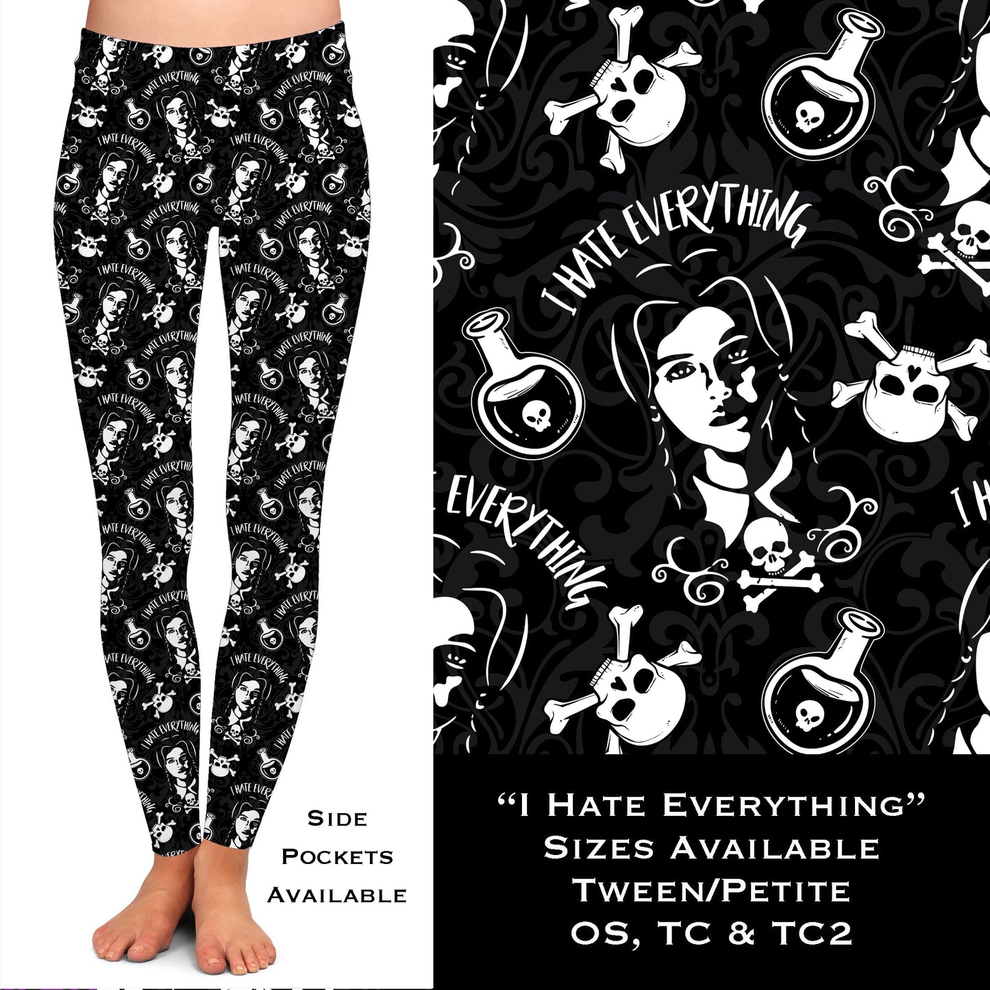 I Hate Everything - Legging & Capri