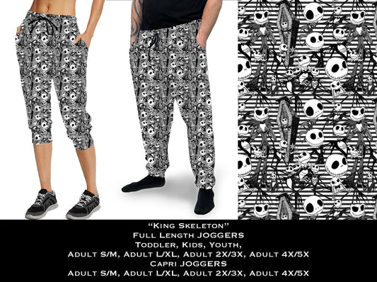 King Skeleton Full & Capri Joggers