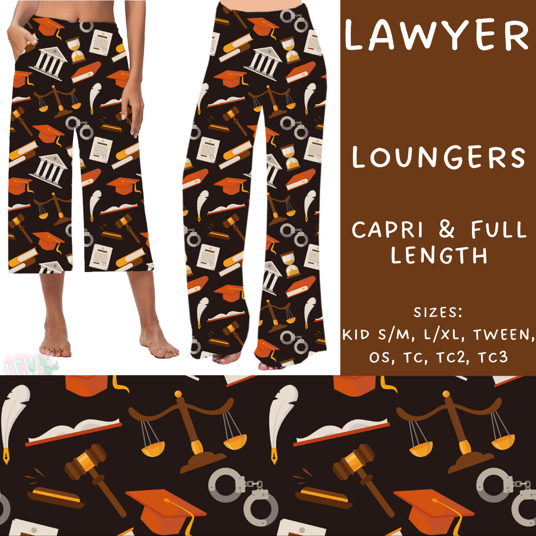 Batch #248 - Careers Collection - Closes 12/4 - ETA late Jan - Lawyer Capri and Full Length Loungers