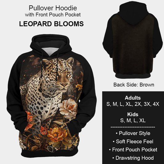 B199 - Preorder Leopard Blooms Hoodie (Closes 12/11. ETA mid Feb.)