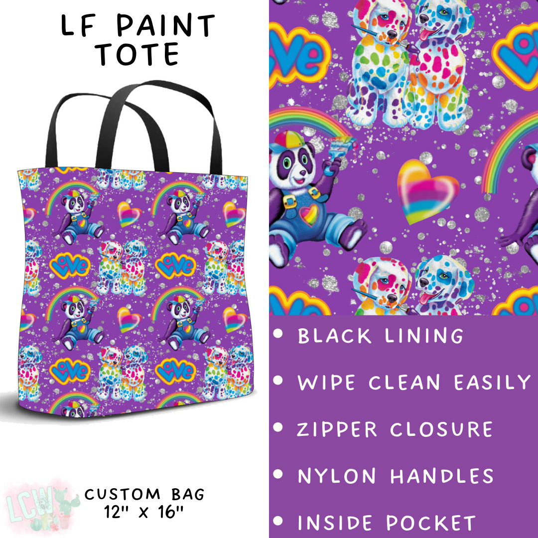 Batch #249 - October Request Run - Closes 12/6 - ETA late Jan - LF Paint Tote