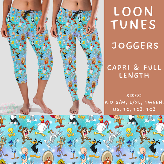 Batch #247 - Cool Characters 6 - Closes 12/2 - ETA late Jan - Loon Tunes Full and Capri Length Joggers